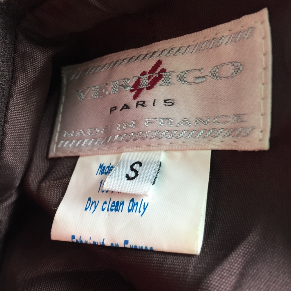 Vintage Vertigo Paris 100% wool jacket - Picture 7 of 8